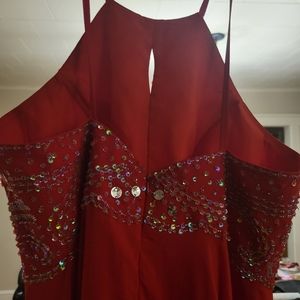 Red Prom Gown 18w